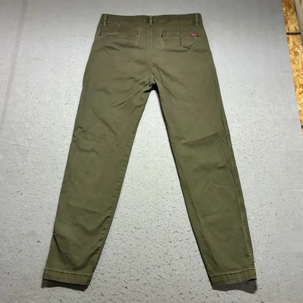 Levi's XX Chino Standard Taper Pants Mens 31x32 Olive Everyday Wear Casual
